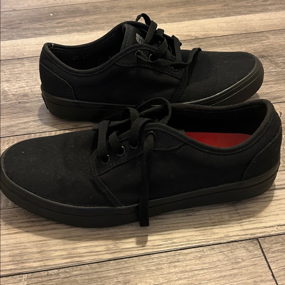 Shoes for Crews black canvas shoes restaurant wear - Picture 4 of 5